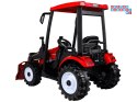 [PA0320] Duży traktor z przyczepą i łyżką na akumulator 2x200W 24V/7Ah Bluetooth wolny start - czerwony