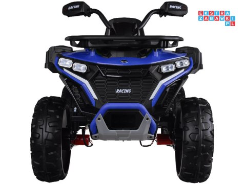 [PA0328] Duży quad na akumulator 4x4 12V/10Ah dla dziecka pilot bluetooth EVA - niebieski