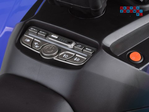 [PA0328] Duży quad na akumulator 4x4 12V/10Ah dla dziecka pilot bluetooth EVA - niebieski