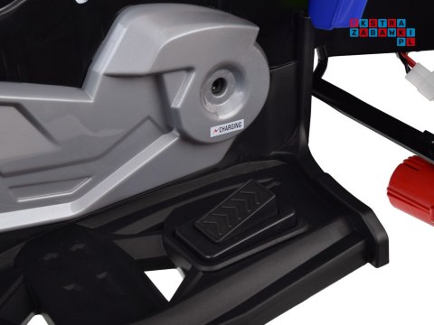 [PA0328] Duży quad na akumulator 4x4 12V/10Ah dla dziecka pilot bluetooth EVA - niebieski