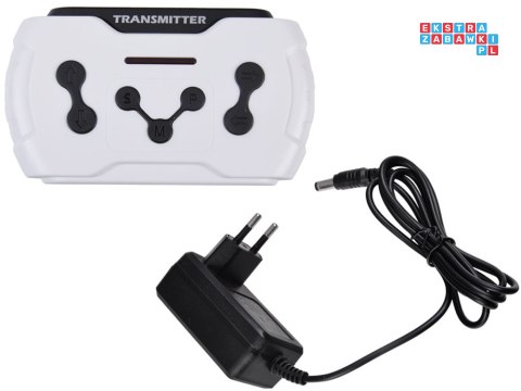 [PA0328] Duży quad na akumulator 4x4 12V/10Ah dla dziecka pilot bluetooth EVA - niebieski