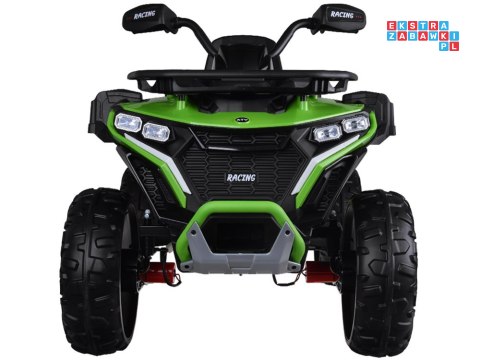 [PA0328] Duży quad na akumulator 4x4 12V/10Ah dla dziecka pilot bluetooth EVA - zielony