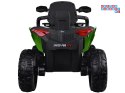[PA0328] Duży quad na akumulator 4x4 12V/10Ah dla dziecka pilot bluetooth EVA - zielony