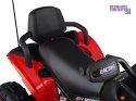 [PA0328] Duży quad na akumulator 4x4 12V/10Ah dla dziecka pilot bluetooth EVA - czerwony