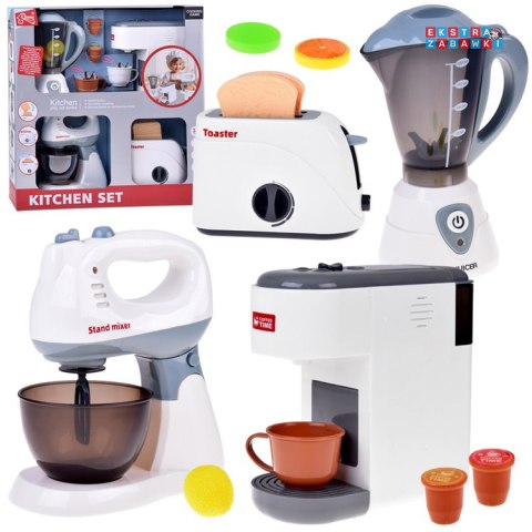 [ZA5577] Duży zestaw małe AGD do zabawy mikser toster blender ekspres
