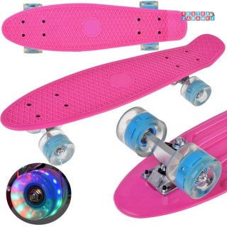 [SP0825 RO] Fiszka LED deskorolka ze świecącymi kółkami do jazdy w Skateparku