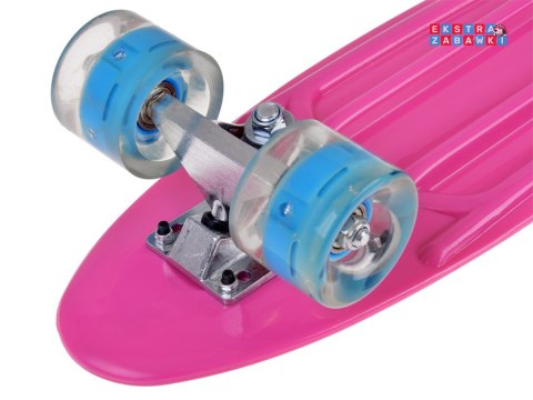 [SP0825 RO] Fiszka LED deskorolka ze świecącymi kółkami do jazdy w Skateparku