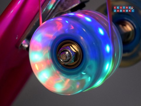 [SP0825 RO] Fiszka LED deskorolka ze świecącymi kółkami do jazdy w Skateparku