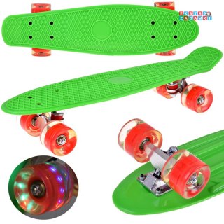 [SP0825 ZI] Fiszka LED deskorolka ze świecącymi kółkami do jazdy w Skateparku