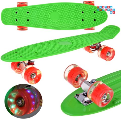 [ SP0825 ] Fiszka LED Deskorolka ze Świecącymi Kółkami do jazdy w Skateparku