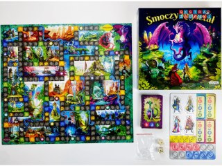 [GR0709] Gra smoczy kryształ gra planszowa dla dzieci rodzinna gra fantasy