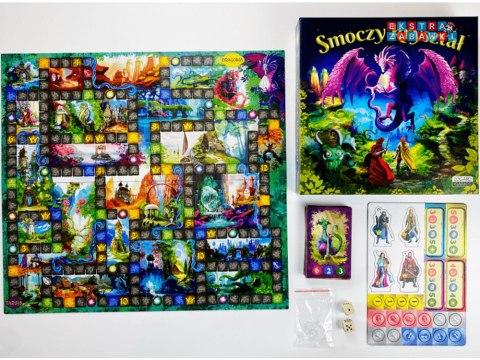 [GR0709] Gra smoczy kryształ gra planszowa dla dzieci rodzinna gra fantasy