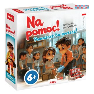 [GR0716] Jawa gra edukacyjna planszowa Na pomoc! Pomożesz bo możesz!