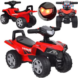 [ZA4988 CZ] Jeździk Quad Goodyear pojazd z dźwiękiem i światłem