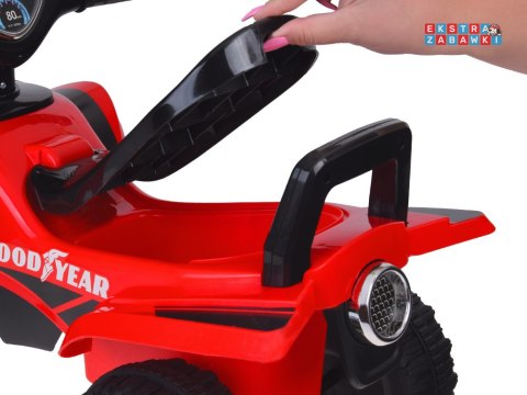 [ZA4988 CZ] Jeździk Quad Goodyear pojazd z dźwiękiem i światłem