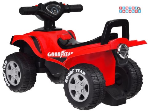 [ZA4988 CZ] Jeździk Quad Goodyear pojazd z dźwiękiem i światłem