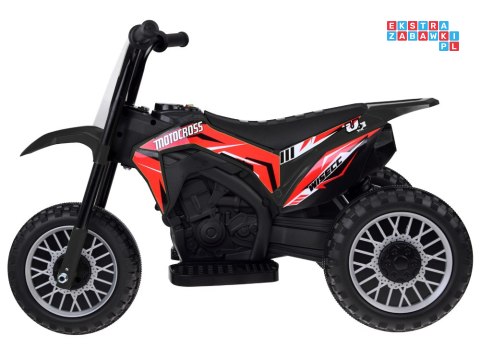 [PA0334] Motorek trójkołowy cross na akumulator 1x30W 6V/4.5Ah z panelem muzycznym - czarny