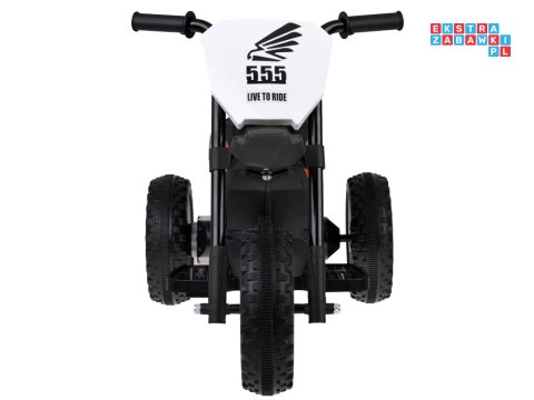 [PA0334] Motorek trójkołowy cross na akumulator 1x30W 6V/4.5Ah z panelem muzycznym - czarny