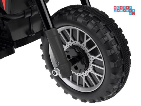 [PA0334] Motorek trójkołowy cross na akumulator 1x30W 6V/4.5Ah z panelem muzycznym - czarny