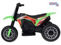 [PA0334] Motorek trójkołowy cross na akumulator 1x30W 6V/4.5Ah z panelem muzycznym - zielony
