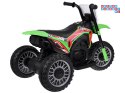[PA0334] Motorek trójkołowy cross na akumulator 1x30W 6V/4.5Ah z panelem muzycznym - zielony