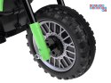[PA0334] Motorek trójkołowy cross na akumulator 1x30W 6V/4.5Ah z panelem muzycznym - zielony
