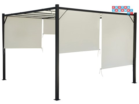 PERGOLA ogrodowa Para Sole ZONA Altana tarasowa 3x3x2m ROLETY SP0836
