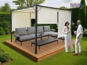PERGOLA ogrodowa Para Sole ZONA Altana tarasowa 3x3x2m ROLETY SP0836