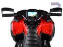 [PA0326] Quad CAN-AM OUTLANDER dwuosobowy na akumulator 4x200W 24V/7Ah Panel multimedialny - czerwony