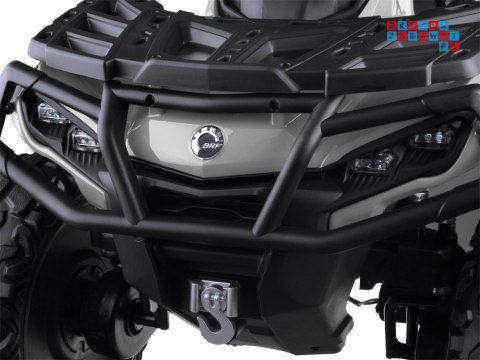 [PA0326] Quad CAN-AM OUTLANDER dwuosobowy na akumulator 4x200W 24V/7Ah Panel multimedialny - szary