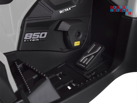 [PA0326] Quad CAN-AM OUTLANDER dwuosobowy na akumulator 4x200W 24V/7Ah Panel multimedialny - szary