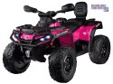 [PA0326] Quad CAN-AM OUTLANDER dwuosobowy na akumulator 4x200W 24V/7Ah Panel multimedialny - różowy
