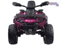 [PA0326] Quad CAN-AM OUTLANDER dwuosobowy na akumulator 4x200W 24V/7Ah Panel multimedialny - różowy