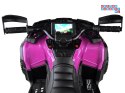 [PA0326] Quad CAN-AM OUTLANDER dwuosobowy na akumulator 4x200W 24V/7Ah Panel multimedialny - różowy
