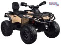 [PA0326] Quad CAN-AM OUTLANDER dwuosobowy na akumulator 4x200W 24V/7Ah Panel multimedialny - beżowy
