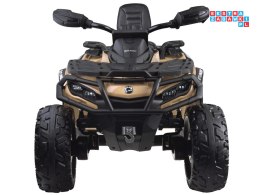 [PA0326] Quad CAN-AM OUTLANDER dwuosobowy na akumulator 4x200W 24V/7Ah Panel multimedialny - beżowy