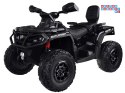 [PA0326] Quad CAN-AM OUTLANDER dwuosobowy na akumulator 4x200W 24V/7Ah Panel multimedialny - czarny