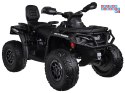 [PA0326] Quad CAN-AM OUTLANDER dwuosobowy na akumulator 4x200W 24V/7Ah Panel multimedialny - czarny