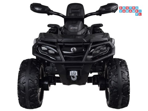 [PA0326] Quad CAN-AM OUTLANDER dwuosobowy na akumulator 4x200W 24V/7Ah Panel multimedialny - czarny