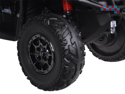 [PA0326] Quad CAN-AM OUTLANDER dwuosobowy na akumulator 4x200W 24V/7Ah Panel multimedialny - czarny