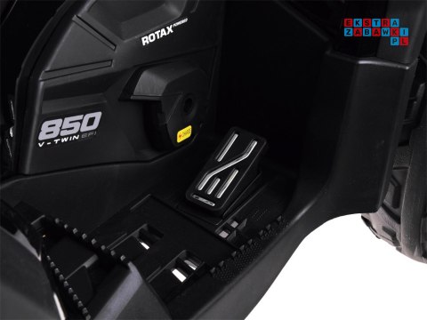 [PA0326] Quad CAN-AM OUTLANDER dwuosobowy na akumulator 4x200W 24V/7Ah Panel multimedialny - czarny