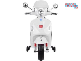 [PA0333] Skuter elektryczny VESPA GTS Super na akumulator 2x30W 12V/4.5Ah ekoskóra LED panel muzyczny - biały