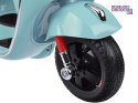 [PA0333] Skuter elektryczny VESPA GTS Super na akumulator 2x30W 12V/4.5Ah ekoskóra LED panel muzyczny - miętowy