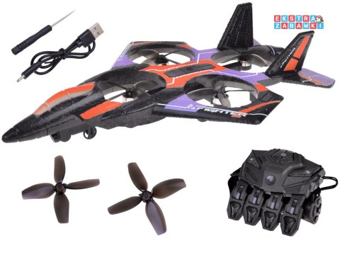 [RC0704 PO] Zdalnie sterowany dron combat pojazd latający kolorowe diody