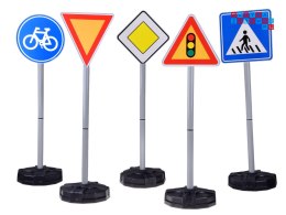 Zestaw edukacyjny - Znaki drogowe do zabawy dla dzieci ZA5607