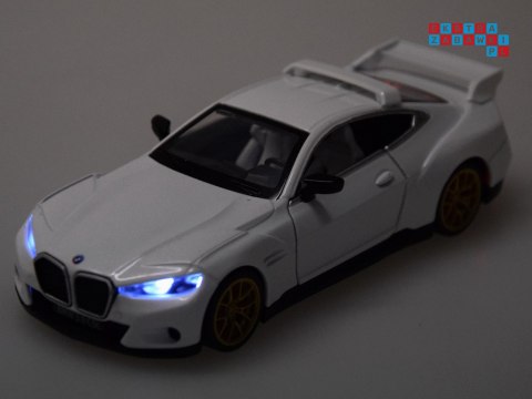 [ZA5948] Auto Metalowe sportowe BMW 3.0 CSL 1:34 Efektami Dźwięk i Światło