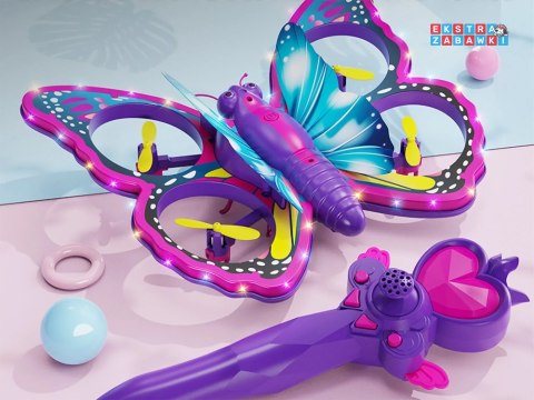 [RC0727] Bajecznie kolorowy motyl dron sterowany za pomocą magicznej różdżki