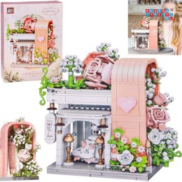 Klocki Romantyczna sala ślubna z witryną + kwiaty i suknia 1047-ele ZA5739