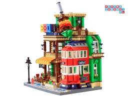 Klocki SERIA Świat-architektura stylu RESTAURACJA BBQ Paryż 1922ele ZA5749