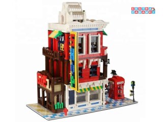 [ZA5748] Klocki seria świat - architektura stylu sklep narożny Londyn 2347 el.